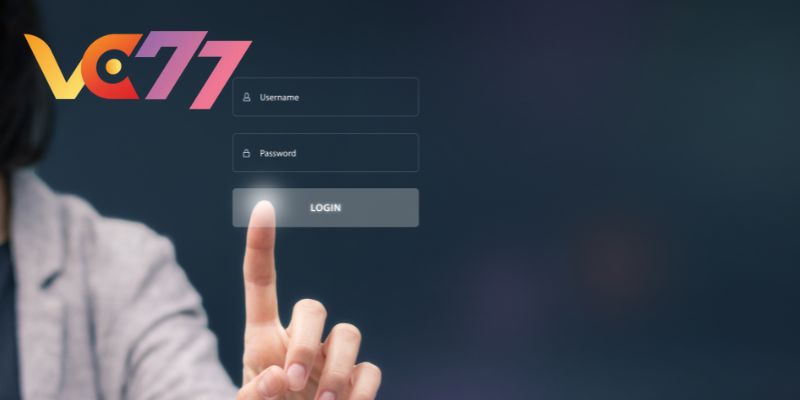 Conduct login vc77 with a very simple process